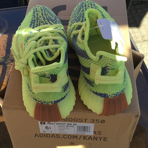 yeezy 35 v2 frozen yellow on feet